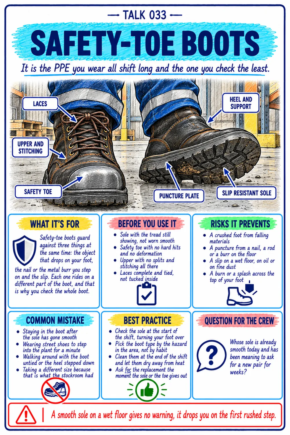 Personal Protective Equipment talk sheet